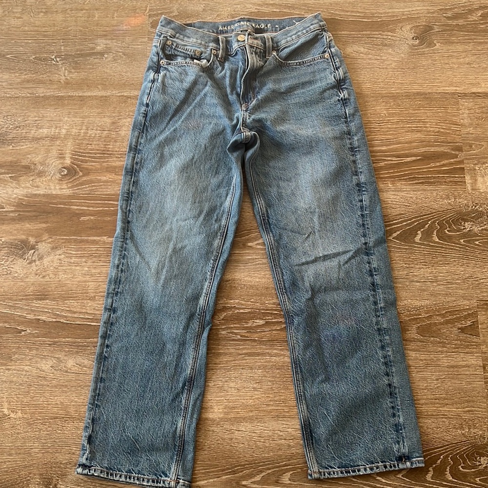 Low rise baggy straight American Eagle Jeans